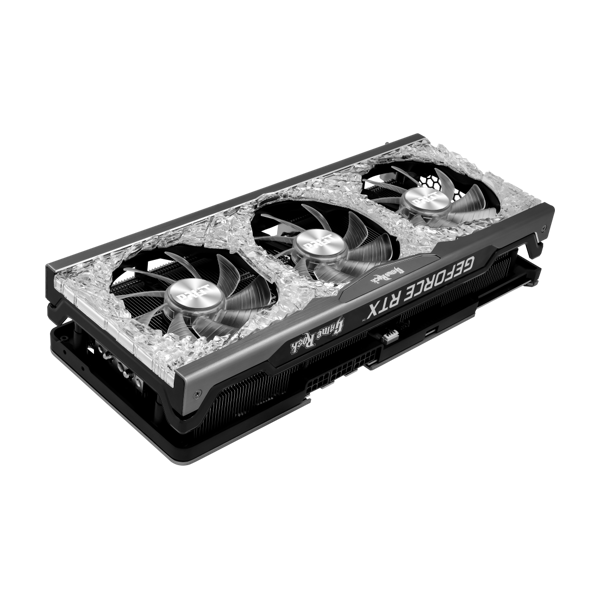 ვიდეო დაფა Palit RTX 3080 GameRock V1, 10GB, GDDR6X, 320bit, 3xDP, HDMI, ARGB 