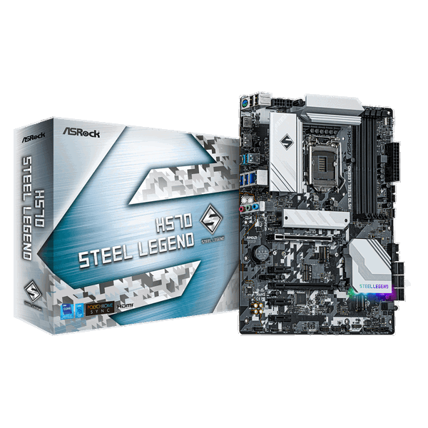 დედა დაფა ASRock H570 Steel Legend, 128GB, DDR4 4800MHz, HDMI, DisplayPort