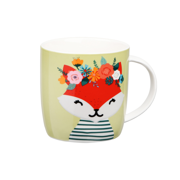 ჭიქა Ardesto AR3421 Mug Pretty fox, 350 ml, Porcelain