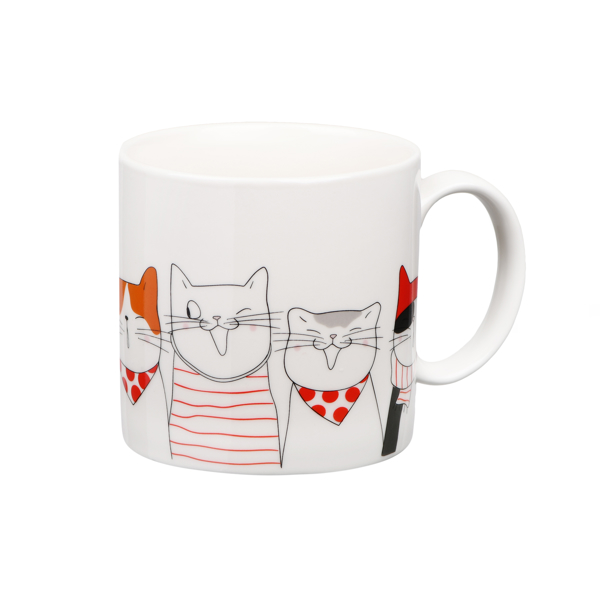 ჭიქა Ardesto AR3408 Mug Meow, 425 ml, Porcelain