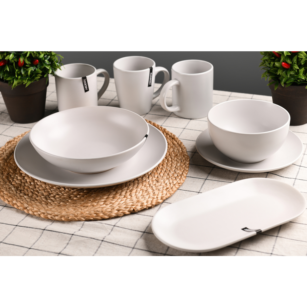 Ardesto AR2933WM Cup Lucca, 330 ml, Ceramics White