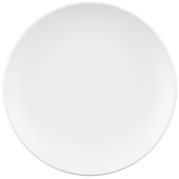  Ardesto AR2926WM Dinner Plate Lucca, 26 cm, Ceramics White