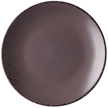 Ardesto AR2926GMC Dinner Plate Lucca, 26 cm, Ceramics Grey Brown