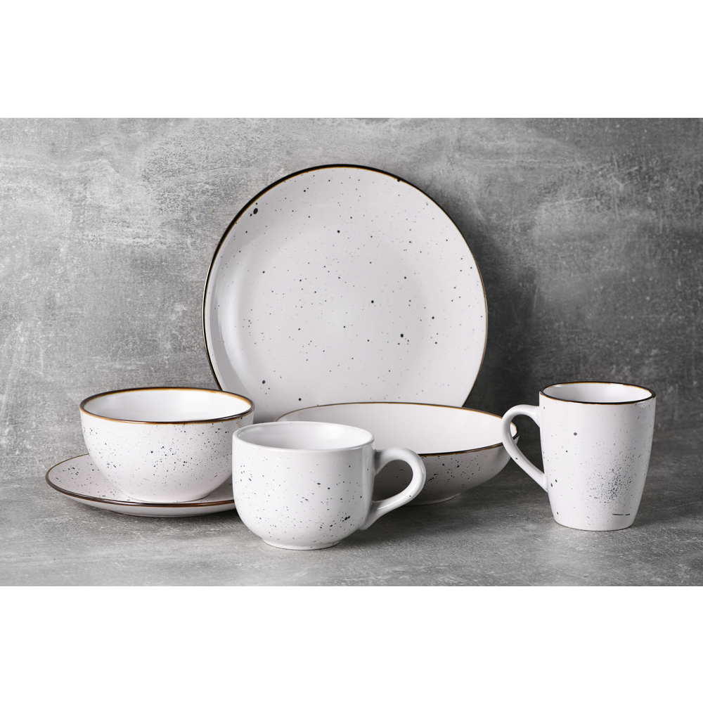 თეფში Ardesto AR2919WGC Dessert plate Bagheria, 19 сm, Ceramics Bright White