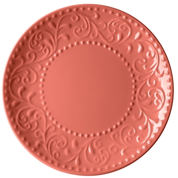 Ardesto AR2919OC Dessert plate Olbia, 19 сm, Ceramics Deep Orange