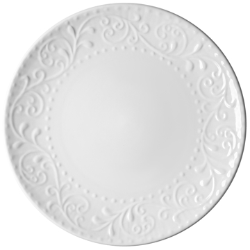 თეფში Ardesto AR2926WC Dinner plate Olbia, 26 сm, Ceramics White