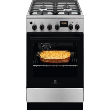 Electrolux RKK520200X, 4 Gas, Oven, Silver