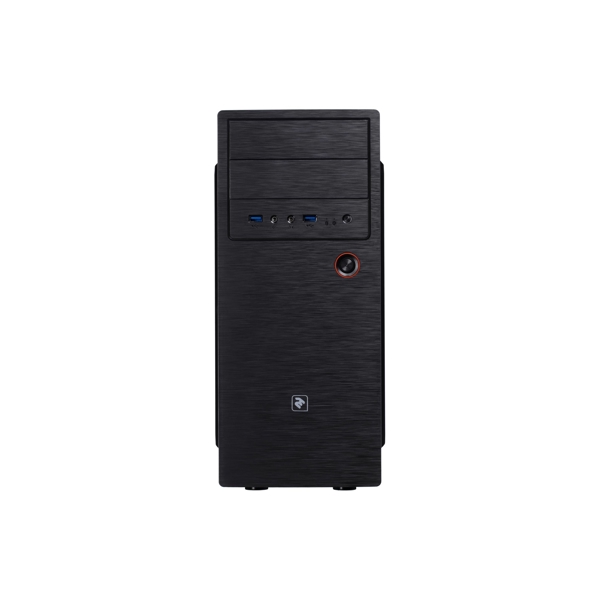 ქეისი 2E 2E-E1801-400 Computer case Alfa  MidT,  ATX400W, 2 x USB3.0, Metal Perforated Black