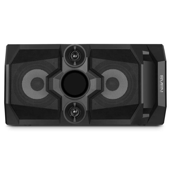 დინამიკი Sven PS-655 Speaker System 50W, TWS, Bluetooth, FM, USB, microSD, LED-display, RC, 2x4400mAh, Black