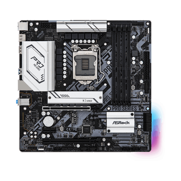 დედა დაფა ASRock B560M PRO4, DDR4 4800MHz, HDMI, DisplayPort, Intel Gigabit LAN