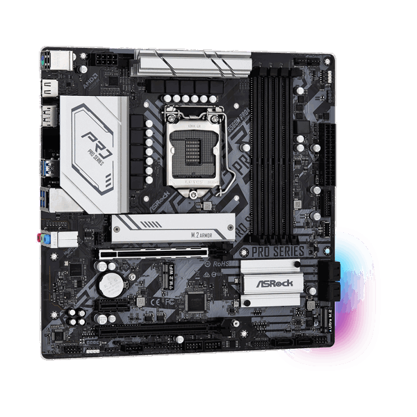 დედა დაფა ASRock B560M PRO4, DDR4 4800MHz, HDMI, DisplayPort, Intel Gigabit LAN