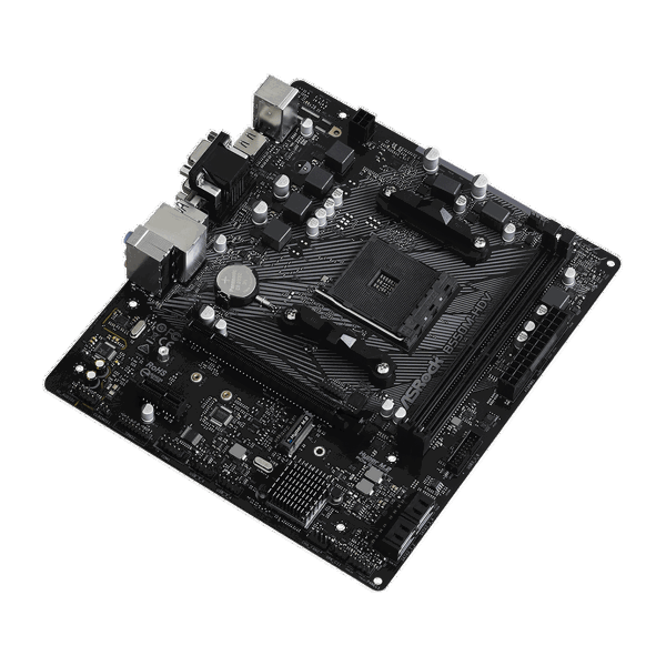 დედა დაფა ASRock B550M-HDV, DDR4 4733+ (OC), HDMI, DVI-D, D-Sub, Gigabit LAN