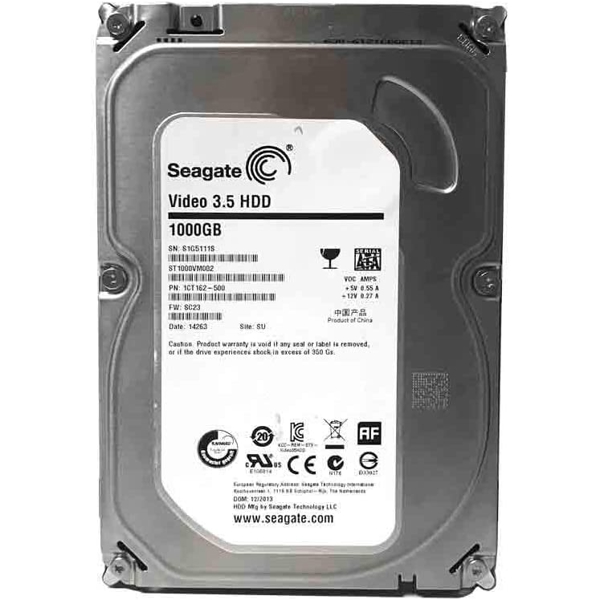 მყარი დისკი Seagate ST1000VM002, 1TB, HDD, Video 3.5" SATA Internal Hard Drive