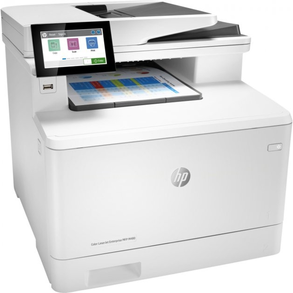 მრავალფუნქციური პრინტერი HP 3QA55A M480f, A4, Wi-Fi, NFC, Color Laserjet Printer White