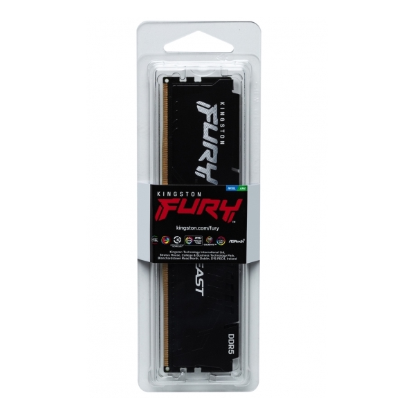 ოპერატიული მეხსიერება Kingston KF552C40BB-16, 16GB, DDR5, DIMM 5200Mhz, 288 Pin