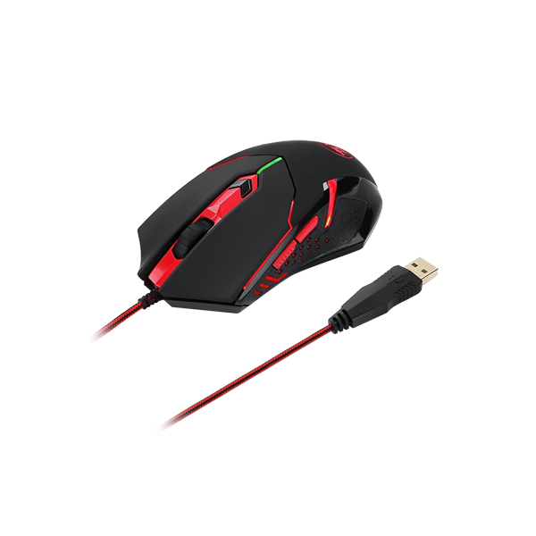 მაუსი Redragon M601-3 Centrophorus, Wired, Gaming Mouse, Black