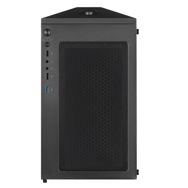 2E GH1 HUNTER, Mid-Tower, ARGB, Gaming PC Case, Black