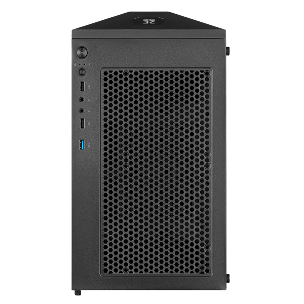 2E GH1 HUNTER, Mid-Tower, ARGB, Gaming PC Case, Black