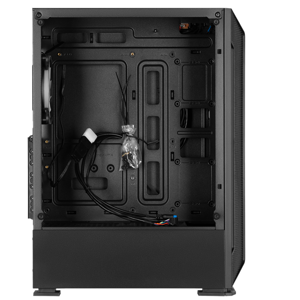 2E GH1 HUNTER, Mid-Tower, ARGB, Gaming PC Case, Black