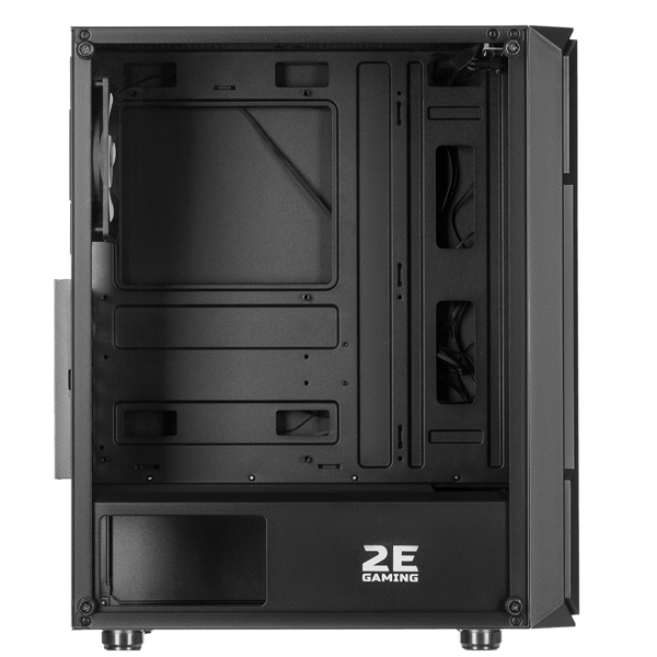 ქეისი 2E G338 HEXAGON, Mid-Tower, ARGB, Gaming PC Case, Black