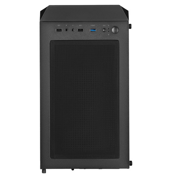 ქეისი 2E G338 HEXAGON, Mid-Tower, ARGB, Gaming PC Case, Black