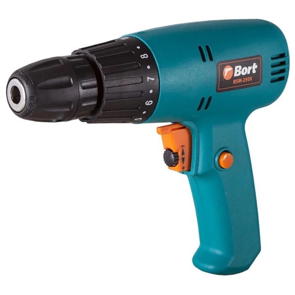 სახრახნისი Bort BSM-250X, 280W, 800rpm, Electric Drill 