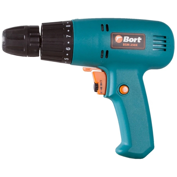 სახრახნისი Bort BSM-250X, 280W, 800rpm, Electric Drill 