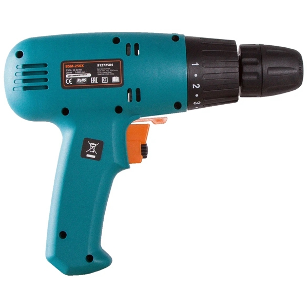 სახრახნისი Bort BSM-250X, 280W, 800rpm, Electric Drill 