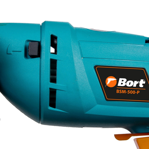 ბურღი Bort BSM-500-P, 500W, 13mm, 3000rpm Percussion Drill