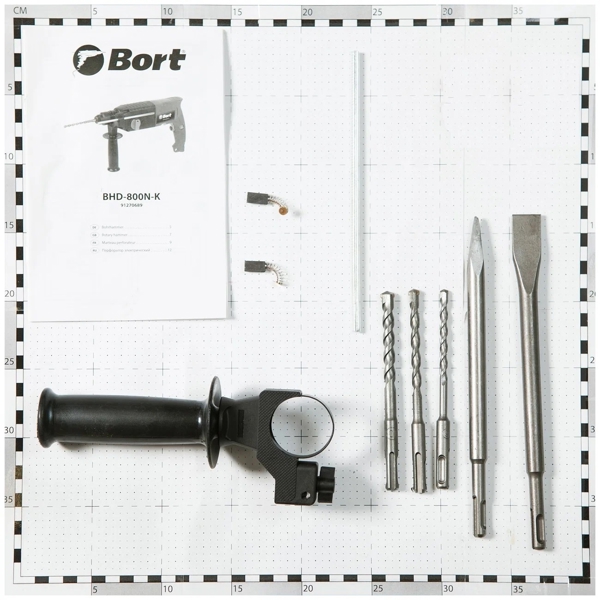 პერფორატორი Bort BHD-800N-K, 800W, 4850b/m, Hammer Drill 