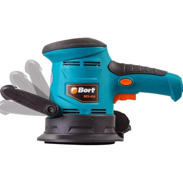 ვიბროსახეხი Bort  BES-450, 450W, Orbital Sander