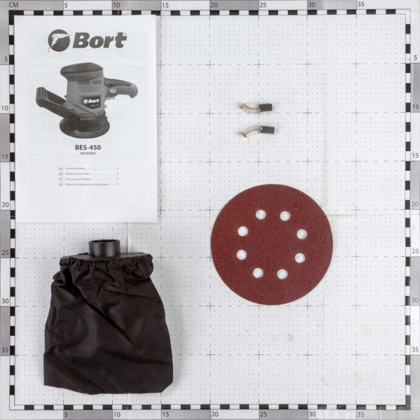 ვიბროსახეხი Bort  BES-450, 450W, Orbital Sander