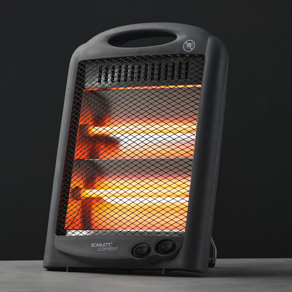 Scarlett SC-IR250D04, 600W, 8-10m², Infrared Heater, Gray