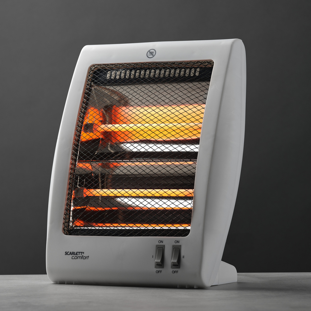 ინფრაწითელი გამათბობელი Scarlett SC-IR250D05, 800W, 12m², Infrared Heater, White