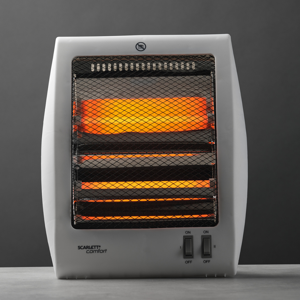 ინფრაწითელი გამათბობელი Scarlett SC-IR250D05, 800W, 12m², Infrared Heater, White