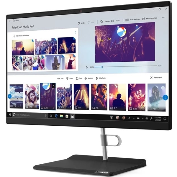 All In One კომპიუტერი Lenovo 11LA001HRU V30a-24IIL AIO 23.8" FHD, i3-1005G1, 8GB, 256GB SSD, Integrated, Black