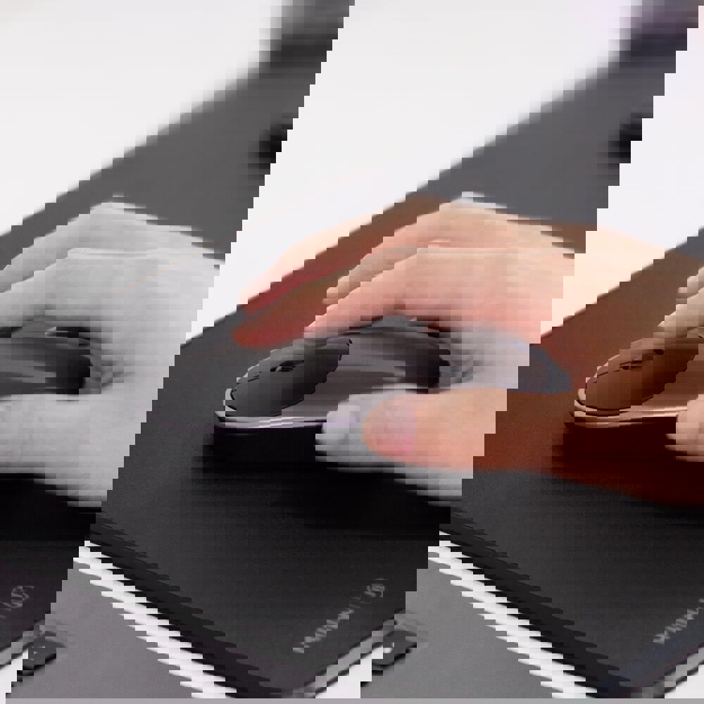 მაუსის პადი Xiaomi MIIIW G04 Smart Mouse Pad Qi Standard Support 2S, Wireless Charging, RGB, Black