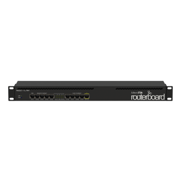 MikroTik RB2011iL-RM, 5xEthernet, 5xGigabit Ethernet, PoE out on port 10, 600MHz CPU, 64MB RAM