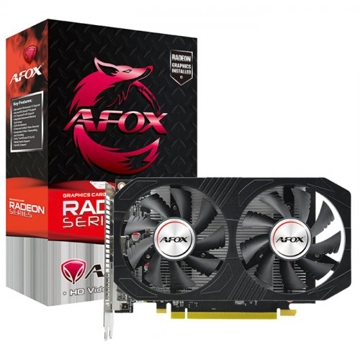 ვიდეო დაფა Afox Radeon RX 550, 4GB, GDDR5, 128Bit, HDMI, DVI, DisplayPort