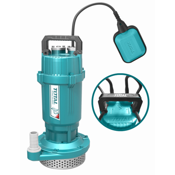 წყლის ტუმბო Total TWP65506 Sybmersible Pump Clean Water 550W, 25m, 6.5m3 / h, Blue