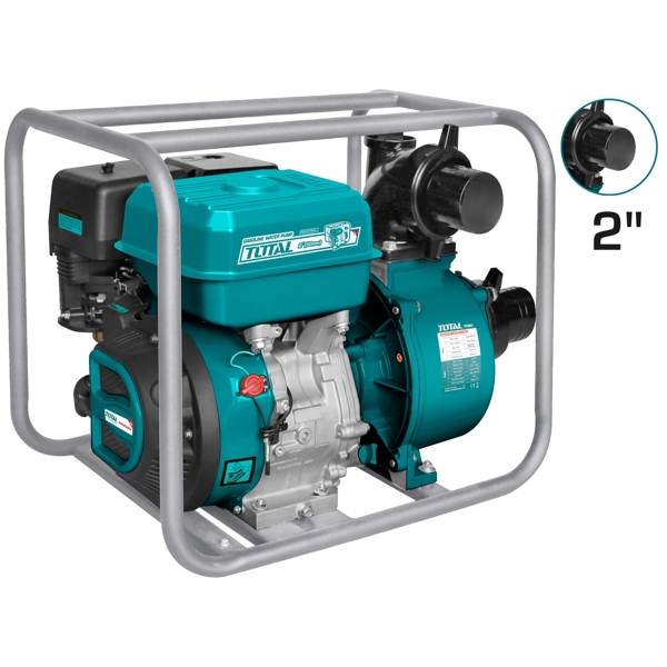 Total TP3202 Gasoline Water Pump 500L/min, 28m, Blue