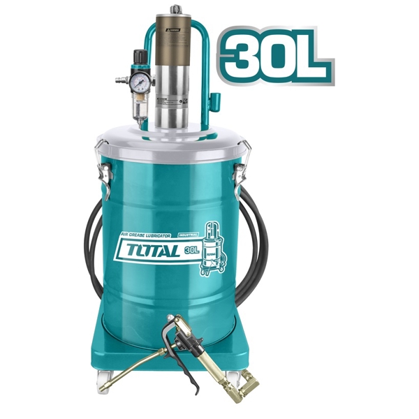 პნევმატიკური საპოხი Total THT118302 Air Grease Lubricator 30L, 800g/min, Blue