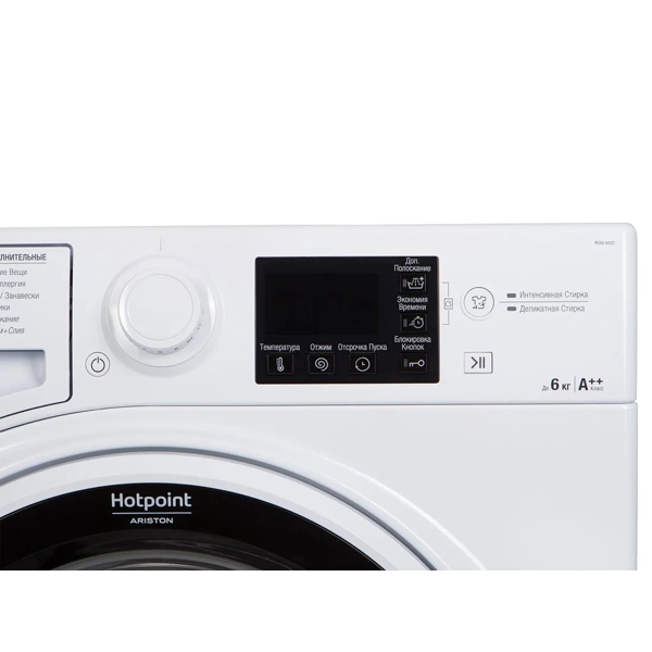 სარეცხი მანქანა Hotpoint-Ariston RSSG602ZUA 6Kg, A++, 1000Rpm, Inventer, White