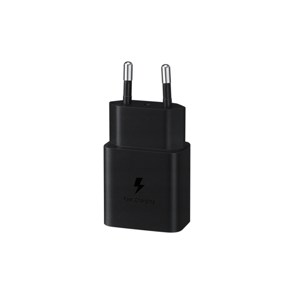 მობილურის დამტენი Samsung EP-T1510XBEGRU USB Type-C Charger + Cable 15W  Black