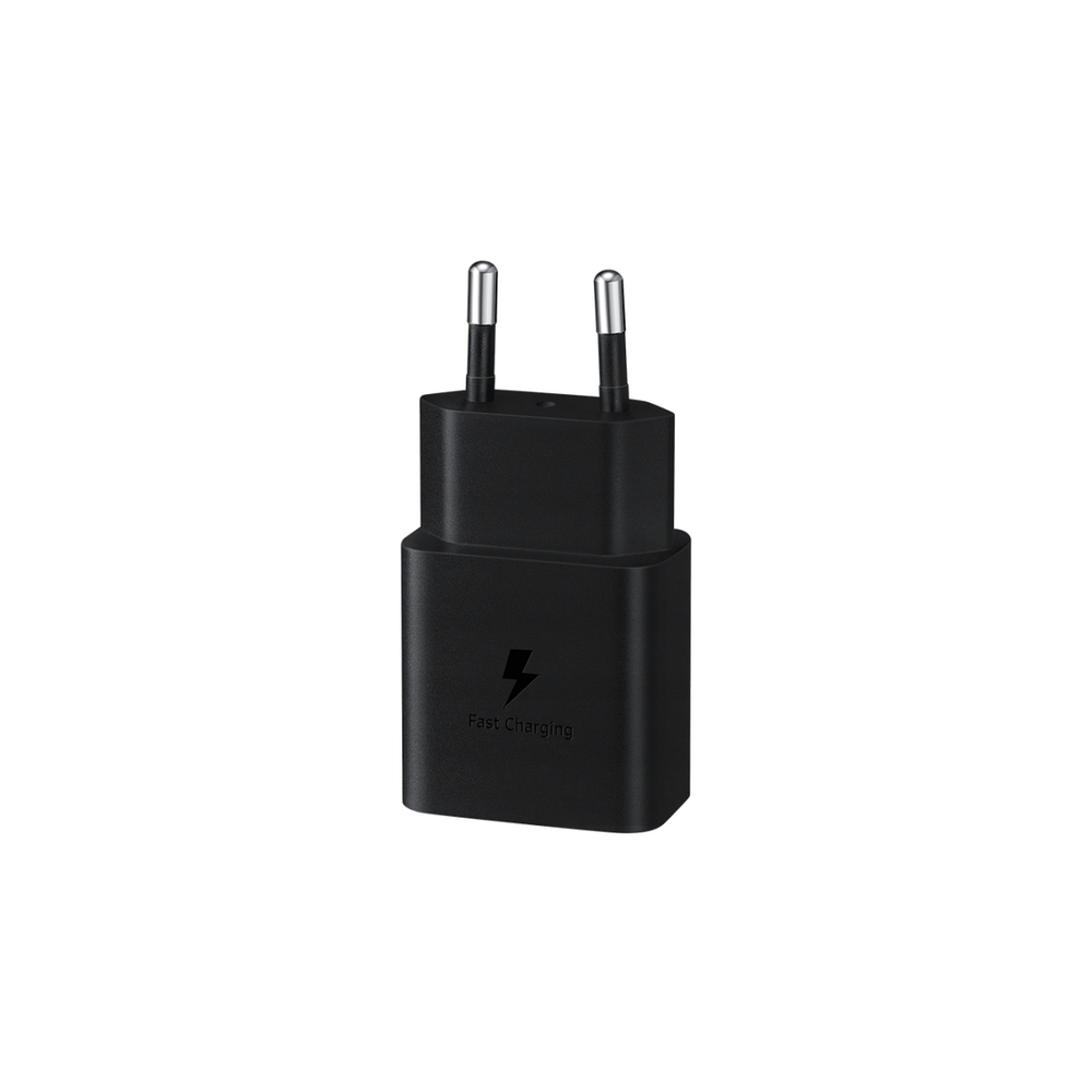 მობილურის დამტენი Samsung EP-T1510XBEGRU USB Type-C Charger + Cable 15W  Black