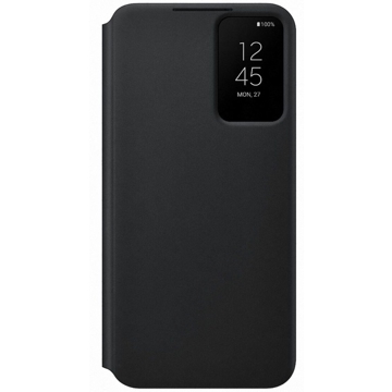 მობილურის ქეისი Samsung EF-ZS906CBEGRU Galaxy S22 Plus Smart Clear View Cover Black