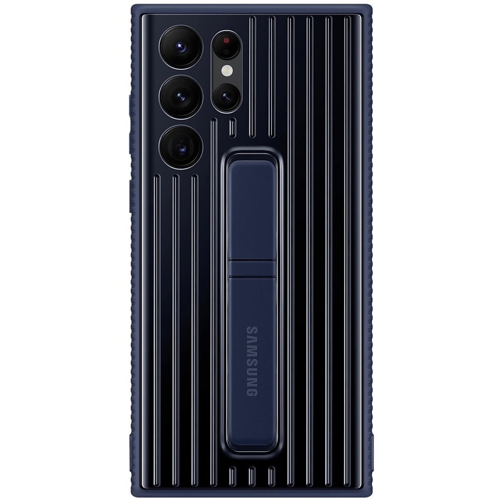 მობილურის ქეისი Samsung EF-RS908CNEGRU Galaxy S22 Ultra Protective Standing Cover Blue