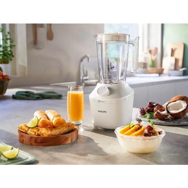 ბლენდერი Philips HR2041/00, 450W, 1.9L, Blender, White