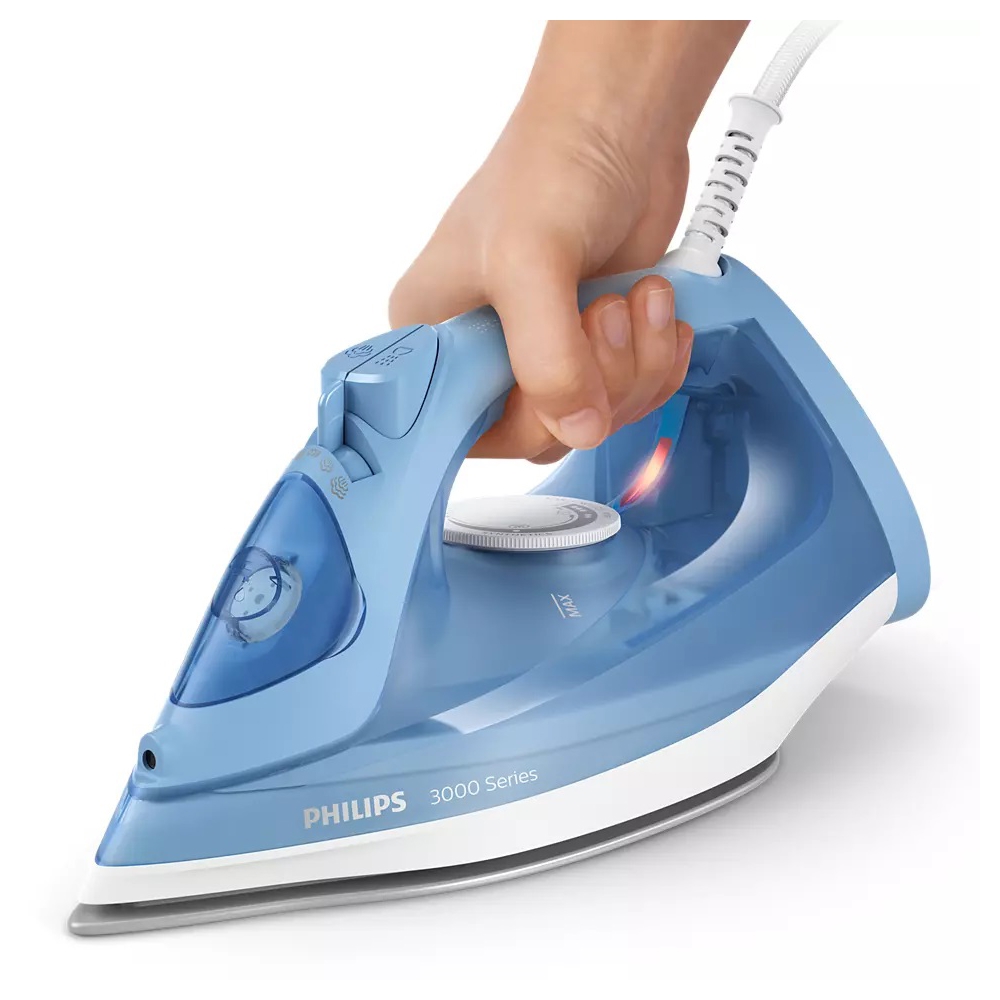 ორთქლის უთო Philips DST3020/20, 2200W, 0.3l, Steam Iron, Blue