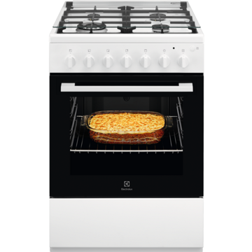 გაზქურა Electrolux RKG600005W 4 Oven Gas, White